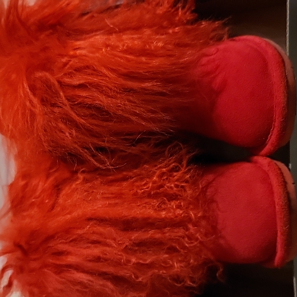 Kids red boots